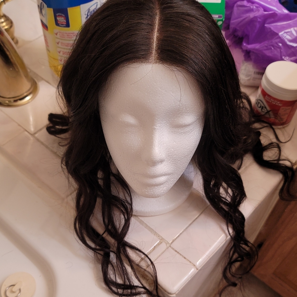 100 % Human Hair 22 inch wig